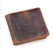 Portefeuille compact personnalisé en cuir Billfold Purse pour cadeau promotionnel